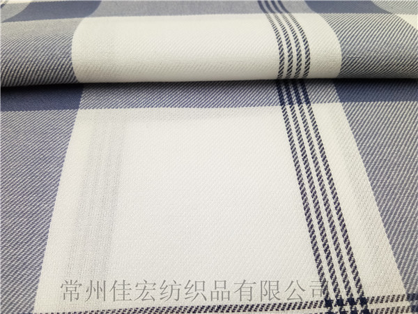 30支人棉色織布