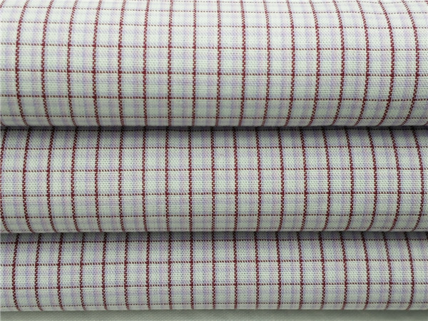 60/40CVC格子布,滌棉格子布面料廠家