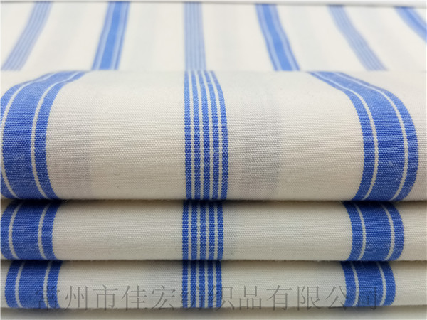 40TR色織條子布,色織襯衫條子面料定制