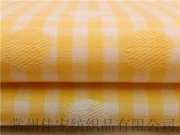 色織圓點(diǎn)提花布剪花襯衫布,格子剪花面料